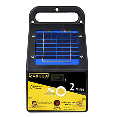 Zareba ESP2M-Z 2-Mile Solar Low Impedance Electric Fence Charger