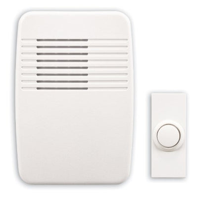 Heath/Zenith SL-7366-02 Wireless Plug-In Door Chime Kit with Molded Plastic Cover