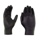 GLOVEWORKS GPNB46100 Industrial Black Nitrile Gloves, 5 Mil, Size Large, Latex Free, Powder Free, Textured, Disposable, Food Safe, Case of 1000