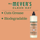 Mrs. Meyer's Clean Day Dish Soap, Geranium, 16 fl oz (Pack of 3)