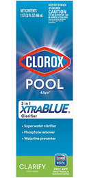 Clorox Pool&Spa 51132CLX Pool and Spa 3 in 1 Xtra Blue Clarifier, 32 fl. oz