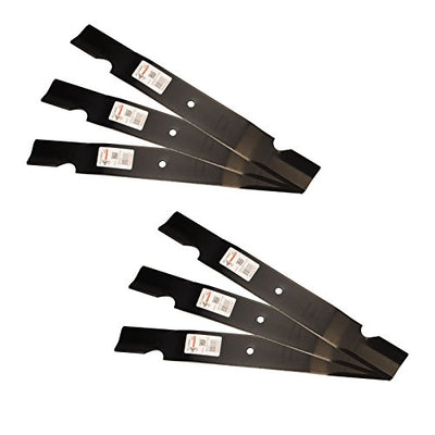 Six (6) Pack Rotary Mower Blades Replace Grasshopper 320245 And 320243 Requires (3) Blades For 61" Deck