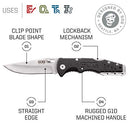SOG Folding Pocket Knife Salute Mini EDC Knife