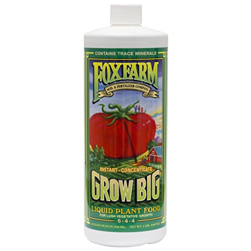 FoxFarm 752289790201 FX14006 1-Quart Grow Big Liquid Concentrate 6-4-4