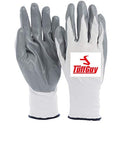 Tuff Guy Ultra-Thin Polyurethane (PU) Coated Nylon WORK GLOVES 12 Pairs, Knit Wrist Cuff, for Precision Work, for Men & Women, (Small, White)