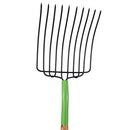 AMES 2826300 10-Tine Welded Steel Bedding Fork with Hardwood Handle, 61-Inch