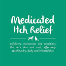 TropiClean Oatmeal & Tea Tree Medicated Itch Relief Shampoo for Pets, 1 gal - Relief for Dry, Itchy Skin, Made in the USA