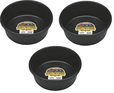 Miller Manufacturing HP-2 4-Quart Rubber Feed Pans