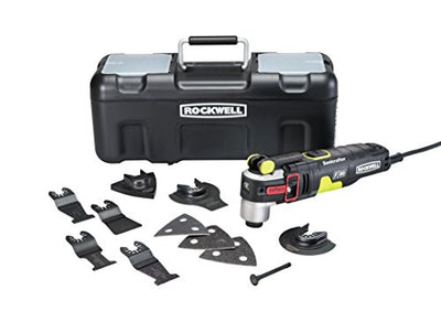 Rockwell RK5151K 4.2 Amp Sonicrafter F80 Oscillating Multi-Tool with Duotech Oscillation Angle Technology. 12 Piece Kit