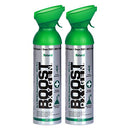 Boost Oxygen Supplemental Oxygen to Go | All-Natural Respiratory Support for Health, Wellness, Performance, Recovery and Altitude (10 Liter Canister, 2 Pack, Natural)