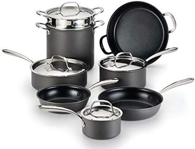 LAGOSTINA NERA HARD ANODIZED 12 PC. COOKWARE SET