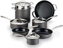 LAGOSTINA NERA HARD ANODIZED 12 PC. COOKWARE SET