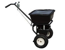 SaltDogg WB101G Professional 100 lb Capacity Walk Behind Broadcast Salt Spreader, Steel Frame