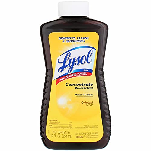 LYSOL Concentrate Disinfectant, Original Scent 12 oz (Pack of 6)
