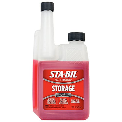STA-BIL Storage Fuel Stabilizer - Guaranteed To Keep Fuel Fresh Fuel Up To Two Years - Effective In All Gasoline Including