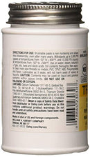 Harvey 23030 Oatey 0 Pipe Thread Compound, 4 Oz, Brush top Plastic Jar, Liquid Paste, 1/4 Pint, White