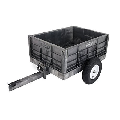 Rubbermaid Commercial FG566261BLA Unassembled Structural Foam Tractor Cart