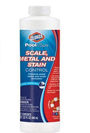 CLOROX Pool&Spa Scale, Metal and Stain Control, 1-Quart, Pack of 3