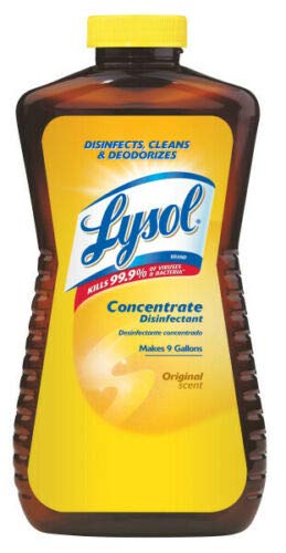 Lysol Disinfectant Concentrate Original Scent, 12oz (Pack of 4)