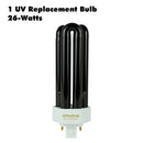 DynaTrap 43050 26-Watt Outdoor Models DT1750 and DT1775 Insect Trap Replacement UV Bulb, 3/4 Acre and 1 Acre