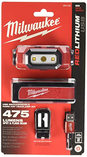 MILWAUKEE'S Electric Tools 2111-21 USB Rechargeable Headlamp