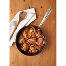 Lagostina Nera Hard Anodized Nonstick 10-Inch/12-Inch Fry Pan Cookware Set, Dishwasher Safe,Grey
