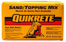 The Quikrete Companies 1103-60 Sand/Topping Mix, 60 lb, Bag, Gray to Gray Brown, Granular Solid