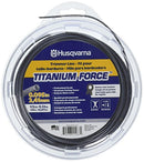 Husqvarna string trimmer line .095-Inch 140ft spool Titanium Force High efficiency Long life Faster acceleration