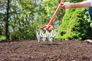 Garden Weasel 90206 Cultivator and Tiller, Durable Steel, Detachable Tines, No Bending, Red