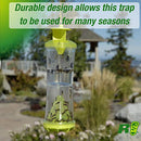 RESCUE! WHY Trap for Wasps, Hornets, & Yellowjackets - Hanging Outdoor Trap - 3 Traps