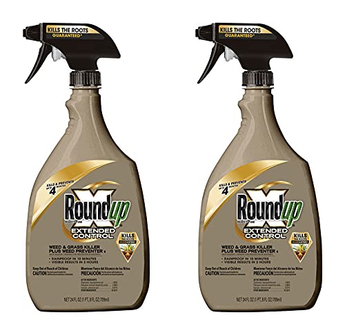 Roundup 5107300 Extended Control Weed and Grass Killer Plus Weed Preventer II Ready-to-Use Trigger Spray