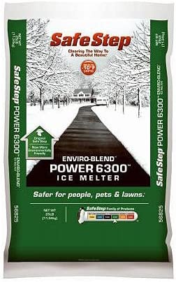 North American Salt ,56825 Power 6300 Enviro Blend Ice Melter, (25-Pound) 2 Pack