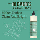 Mrs. Meyer's Clean Day Liquid Dish Soap - 16 oz - Basil - 2 pk