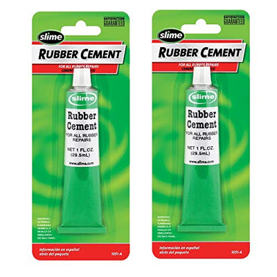 Slime 1051-A Rubber Cement - 1 oz. 2 Pack