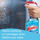 Windex Glass and Window Cleaner Spray Bottle, Bottle Made from 100% Recycled Plastic, Original Blue, 23 fl oz