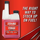 STA-BIL Storage Fuel Stabilizer - Guaranteed To Keep Fuel Fresh Fuel Up To Two Years - Effective In All Gasoline Including All Ethanol Blended Fuels - For Quick, Easy Starts, 16 fl. oz. (22207)