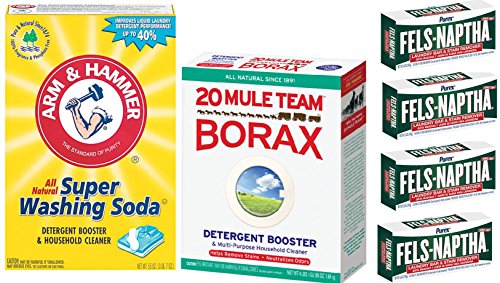 Laundry Soap Kit - Fels Naptha 4 bars