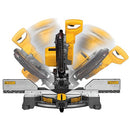DEWALT FLEXVOLT 120V MAX Miter Saw Kit, 2-Inch, Compound, 2 Batteries (DHS716AT2)