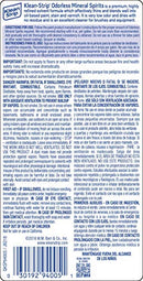 Klean Strip Odorless Mineral Spirits 1 Quart