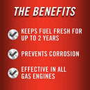 STA-BIL Storage Fuel Stabilizer - Guaranteed To Keep Fuel Fresh Fuel Up To Two Years - Effective In All Gasoline Including All Ethanol Blended Fuels - For Quick, Easy Starts, 16 fl. oz. (22207)