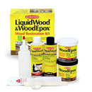 Abatron Wood Restoration 24 Ounce Kit - Includes 12 Fluid Ounces of LiquidWood Epoxy Wood Hardener/Consolidant and 12 Fluid Ounces of WoodEpox Epoxy Wood Filler