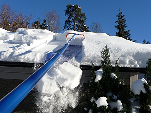 Snow Roof Rake by Avalanche! Original 750 with Slide Material: Easy Snow Removal for Metal