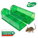 Home and Country USA Humane No Kill Mouse Trap, Live Catch and Release,Child and Pet Safe. for Small Mice (2 Pack)