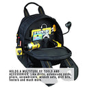 Custom Leathercraft DEWALT DGCL33 33-Pocket Lighted USB Charging Tool Backpack, Yellow