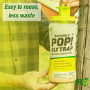 RESCUE! POP! Fly Trap - Outdoor Fly Trap for Home & Agricultural Settings - 3 Pack