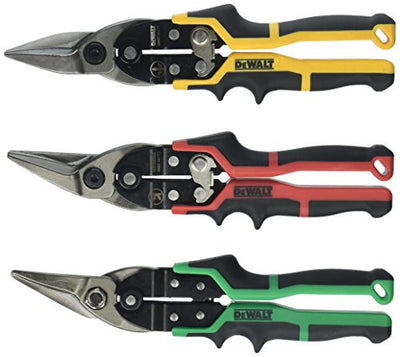 DeWalt DWHT14676 3-piece ERGO Aviation Snips Set (1-set per Pack)