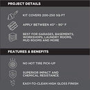 Rust-Oleum 60007 Rocksolid Polycuramine Garage Floor Coating, 1 Car Kit, Tan