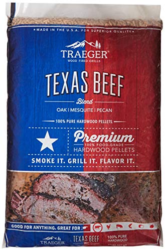 Traeger Grills PEL328 Texas Beef Blend 100% All-Natural Hardwood Pellets Grill