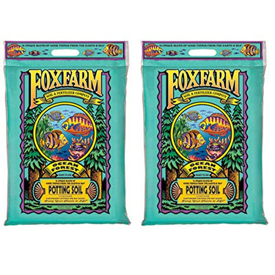 Foxfarm FX14053 Ocean Forest Plant Garden PH Adjusted 12 Quarts Potting Soil Blend Mix for Containerized Plants