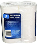 Camco RV TST 2-ply Toilet Tissue 4-pack, 500 sheets